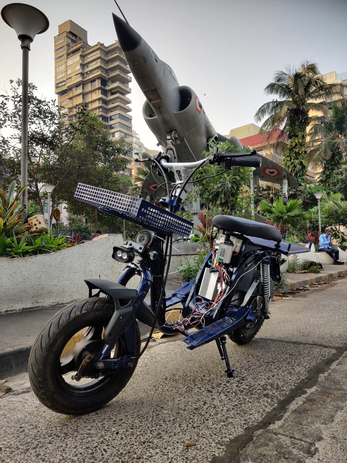 Prototype scooter in daylight